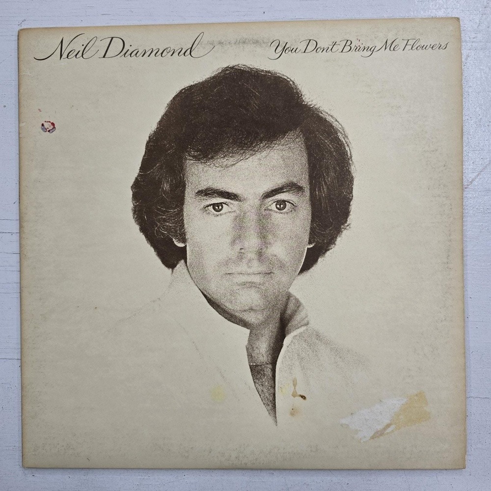Neil Diamond You Don't Bring Me Flowers LP VG+/VG Vinyl Columbia FC 35625
